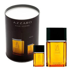 Kit-Azzaro-Pour-Homme-Eau-de-Toilette-Masculino-50ml---Miniatura-Azzaro-15ml-Lata