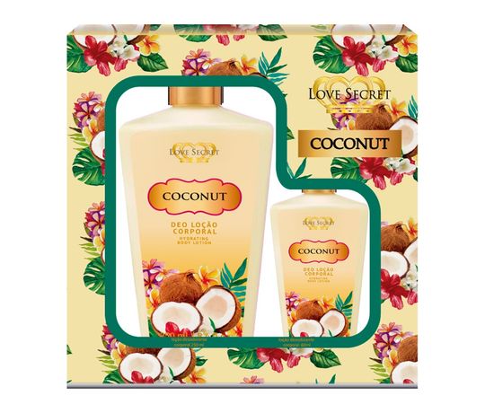 Kit-Coconut-Locao-Corporal-De-Love-Secret Kit-Coconut-Locao-Corporal-De-Love-Secret
