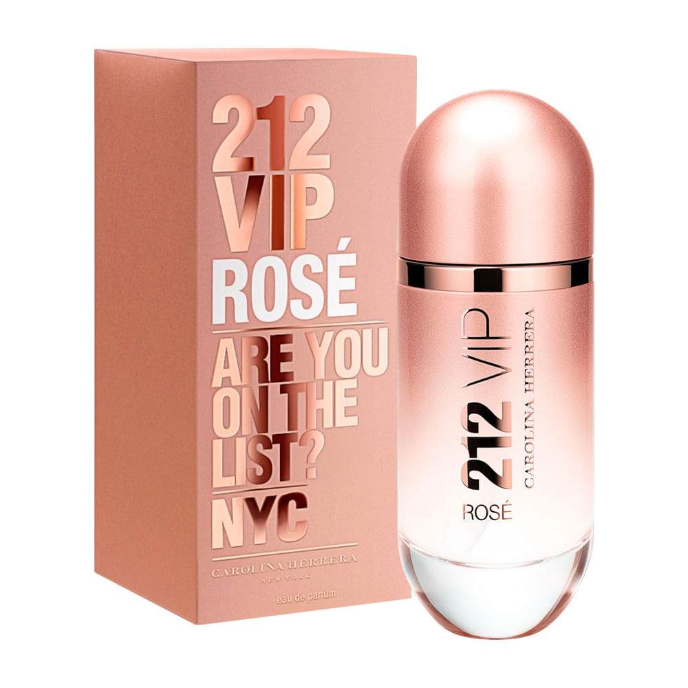 Perfume 212 Vip Rose De Carolina Herrera Feminino Eau de Parfum