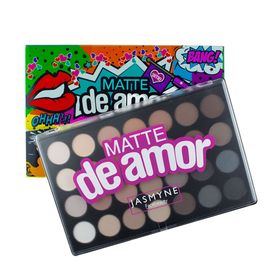 Paleta-De-Sombras-Matte-De-Amor-28-Cores-Jasmyne-caixa